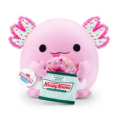 Snackles 14 Plush Axolotl and Krispy Kreme