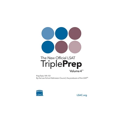 The New Official LSAT Tripleprep Volume 4 - by Law School Admission Council (Paperback)