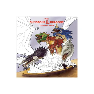 The Dungeons & Dragons Coloring Book - by Official Dungeons & Dragons Licensed (Paperback)