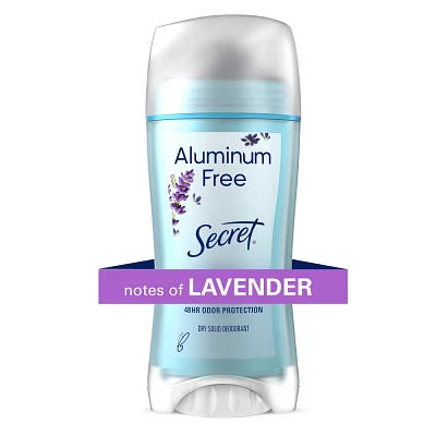 Secret Aluminum Free Deodorant for Women - Lavender - 2.4oz