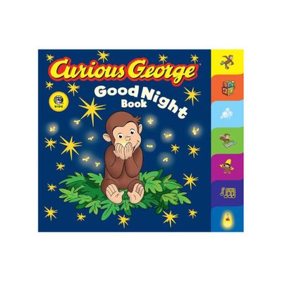 Curious George Good Night Book Tabbed Board Book - by H A Rey