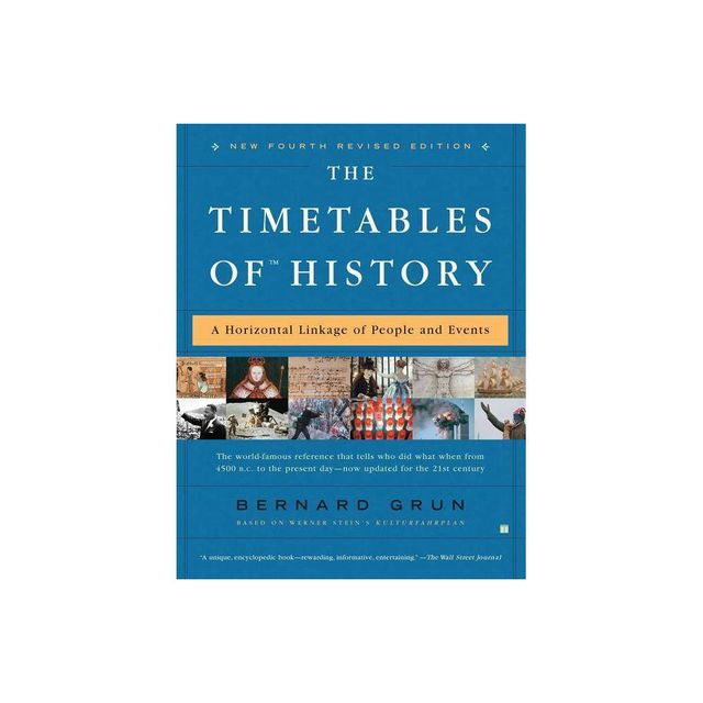 The Timetables of History - 4th Edition by Bernard Grun & Eva Simpson (Paperback)