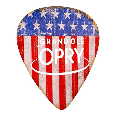 American Art Decor Grand Ole Opry Laser Cut Guitar Pick Plaque