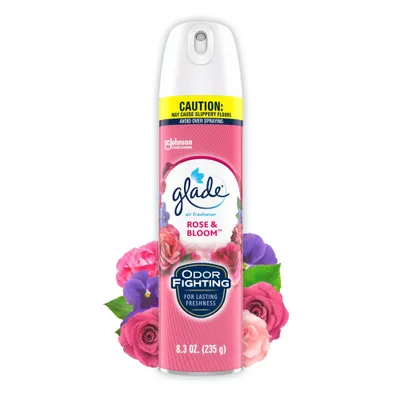 Glade Aerosol Room Spray Air Freshener - Rose & Bloom - 8.3oz