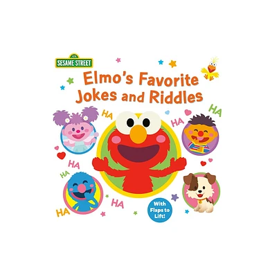 Elmos Favorite Jokes and Riddles (Sesame Street) - by Courtney Carbone (Board Book)