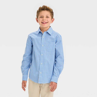 Boys Long Sleeve Button-Down Shirt