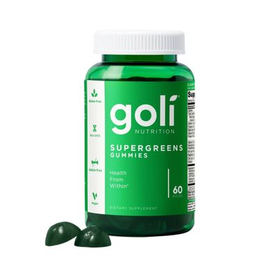 Goli Nutrition Vegan Supergreens Gummies - 60ct