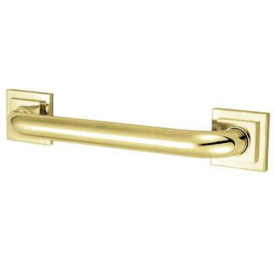 18 Claremont Grab Bar Polished Brass - Kingston Brass: Safety Rail, 250lb Capacity, Bathroom Accessory