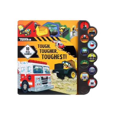 Tonka: Tough, Tougher, Toughest! - (10-Button Sound Books) by Grace Baranowski (Board Book)