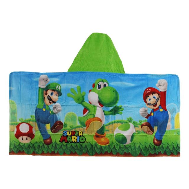 Super Mario Yoshi Kids Hooded Towel