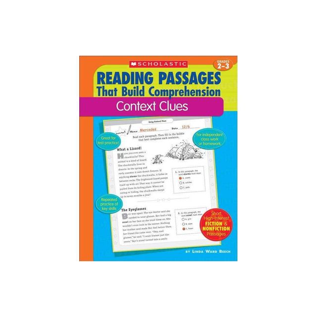 Reading Passages That Build Comprehension: Context Clues Grades 2-3 - by Linda Beech (Paperback)