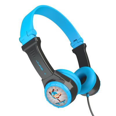 JLab JBuddies Folding Kids Wired Headphones - Blue (JK2-BLURTL)