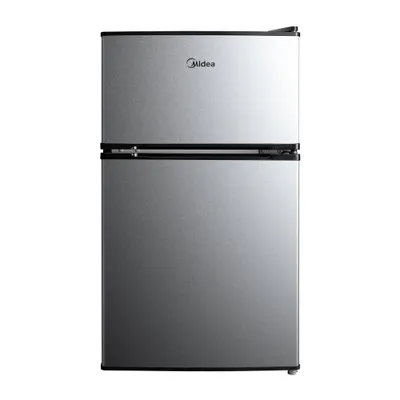 Midea 3.1 cu ft Compact Refrigerator Stainless Steel