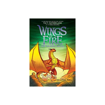 Escaping Peril: A Graphic Novel (Wings of Fire Graphic Novel #8) - (Wings of Fire Graphix) by Tui T Sutherland (Hardcover)