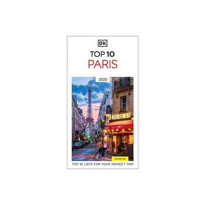 DK Top 10 Paris - (Pocket Travel Guide) by Dk Travel (Paperback)