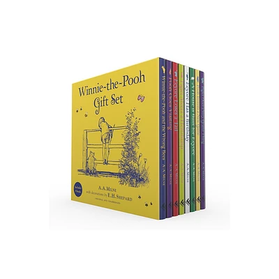 Classic Winnie-The-Pooh 8 Gift Book Set - by A a Milne (Hardcover)