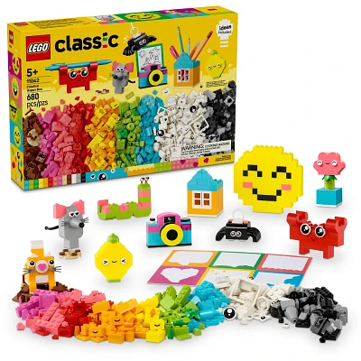 LEGO Classic Creative Happy Box Building Set, Learning and Educational Toy 11042