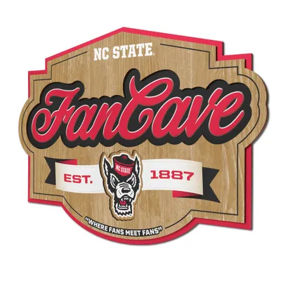 NCAA NC State Wolfpack Fan Cave Sign