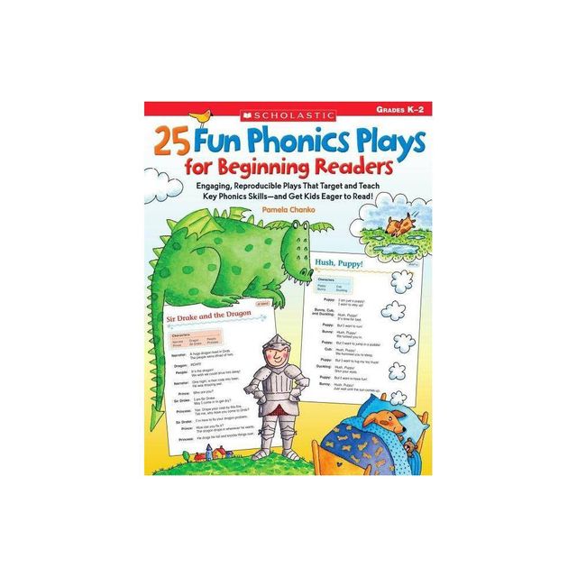 25 Fun Phonics Plays for Beginning Readers - by Pamela Chanko (Paperback)