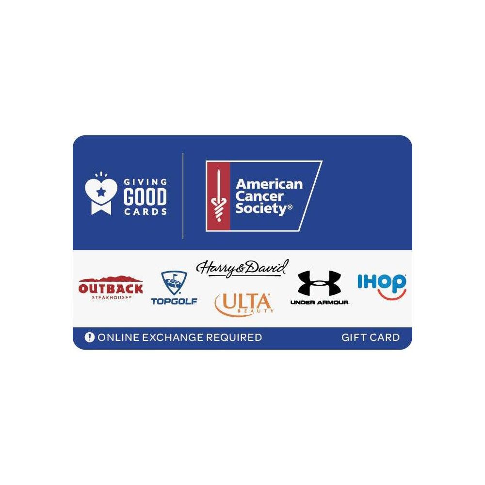 Blackhawk Network American Cancer Society Gift Card $50 (Email Delivery) |  Connecticut Post Mall
