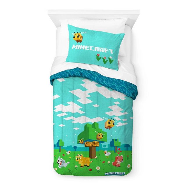 Twin Minecraft Beautiful Day Kids Comforter