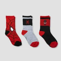 Boys Marvel Spider-Man 3pk Crew Socks