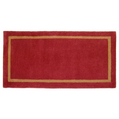 44 Long Minuteman International Contemporary Rectangular Hearth Rug Sangria - ACHLA Designs