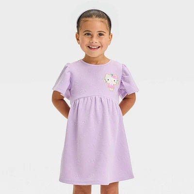 Toddler Girls Sanrio Hello Kitty Jacquard Knit Dress