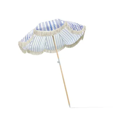 MINNIDIP 7 x 6.5 Beach Umbrella - Nautical Stripes