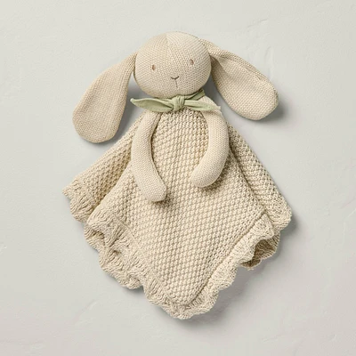 Beige Knit Bunny Baby Security Blanket - Hearth & Hand with Magnolia