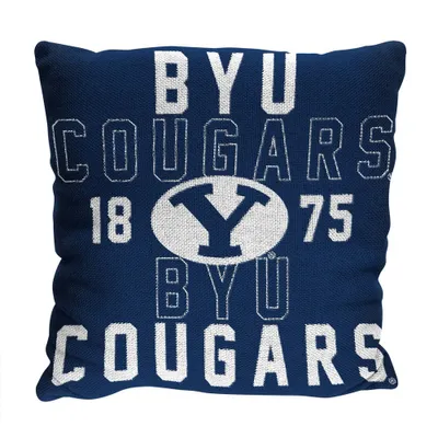 NCAA BYU Cougars Stacked Woven Pillow