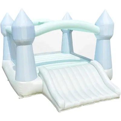 Bounceland Party Castle Mist Bounce House - Blue