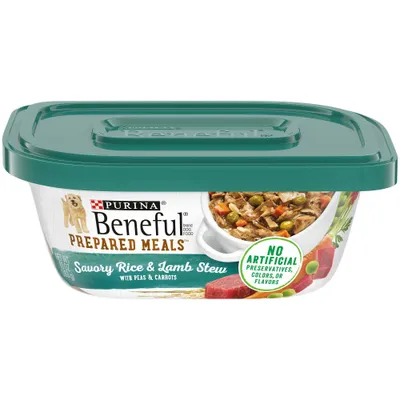 Purina Beneful Prepared Meals Stew Recipes Wet Dog Food Lamb Stew - 10oz