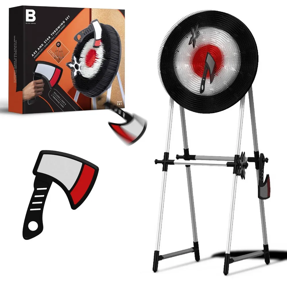 The Black Series Game Axe and Throwing Star Target Set Game | The Market  Place