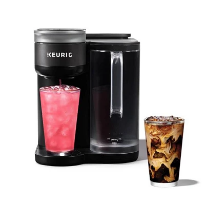 Keurig K-Brew+Chill Iced or Hot Single-Serve K Cup Coffee Maker Black: 70 oz Capacity, Electric, Uses Coffee Pods, Cold Brew, 9 Cup Capacity