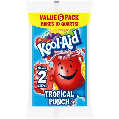 Kool-Aid Tropical Punch Unsweetened Soft Drink Mix - 0.16oz