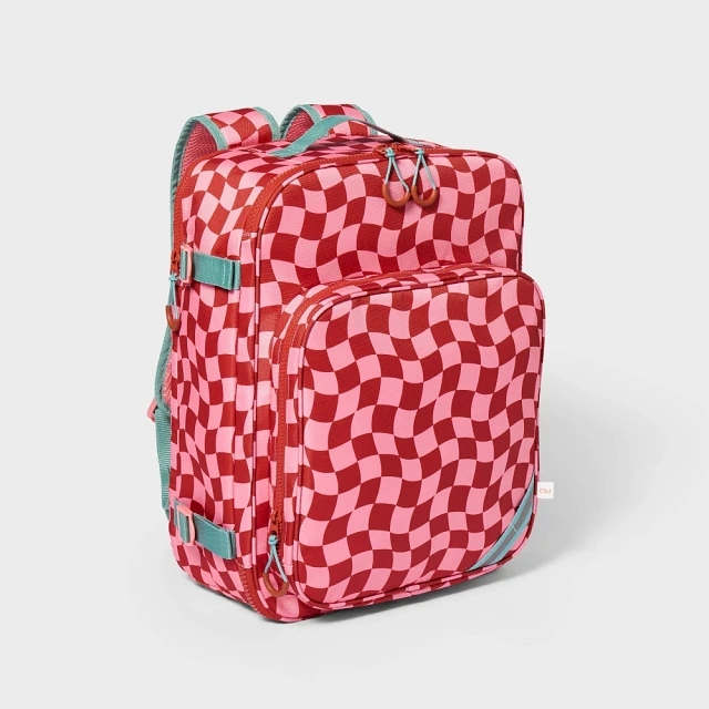 Cat & Jack Kids 22L Travel Backpack Pink Checkered - Cat & Jack: Check Style, Ages 5+ | Mission Valley Cat & Jack Kids 22L Travel Backpack Pink Checkered - Cat & Jack: Check Style, Ages 5+ | Mission Valley