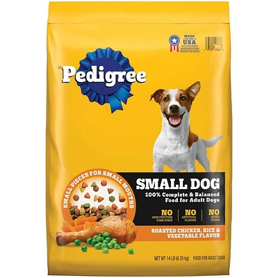 Pedigree Roasted Chicken, Rice and Vegetable Flavor Small Dry Dog Food