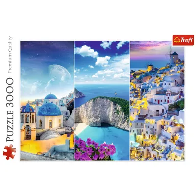 Trefl Greek Holidays Jigsaw Puzzle - 3000pc