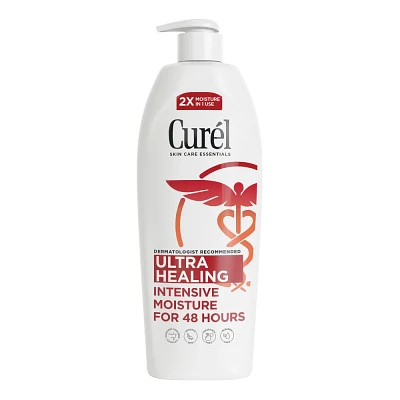 Curel Ultra Healing Hand and Body Lotion, Moisturizer For Dry Skin, Advanced Ceramide Complex Unscented - 20 fl oz