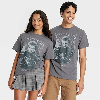 Latino Heritage Month Adult Short Sleeve Walter Mercado Graphic T-Shirt - Charcoal Gray