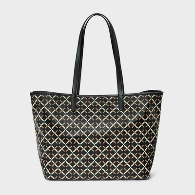 Coated Canvas Tote Bag