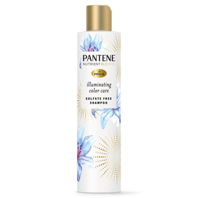 Pantene Illuminating Sulfate Free Biotin Shampoo for Nourishing Color Safe, Nutrient Blends - 9.6 fl oz