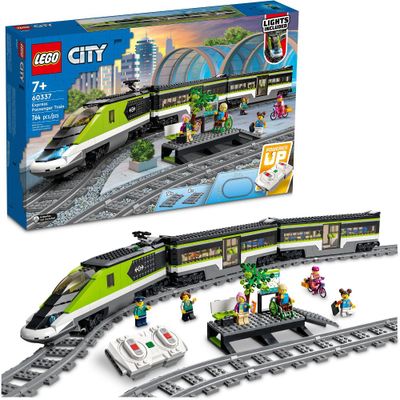 LEGO City Express Passenger Train Toy RC Lights Set 60337