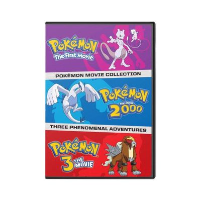 Pokemon: The First Three Movies (DVD)(2018)