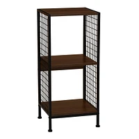 Household Essentials 28.15 Trellis 2 Shelf Bookshelf : Iron Frame, Adult Assembly, 13.5 lbs