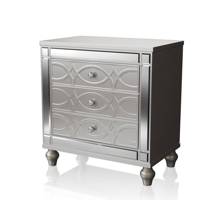 silver nightstand target