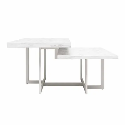 Brielle Coffee Table Marble - CosmoLiving by Cosmopolitan