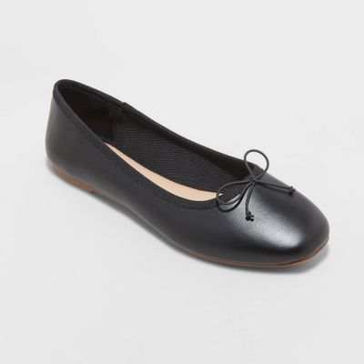 Womens Jackie Ballet Flats with Memory Foam Insole
