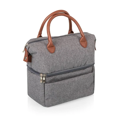 Oniva Urban Lunch Bag Cooler - Gray/Brown